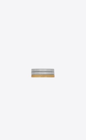 YSL Tandem Ring In Metal Guld | DQL106429
