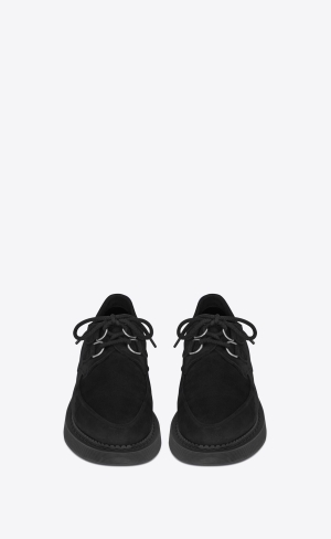 YSL Teddy Derbies In Mocka Svarta | WNQ476390