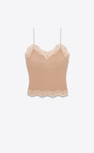 YSL Top In Jersey Voile Sable | ORF408921