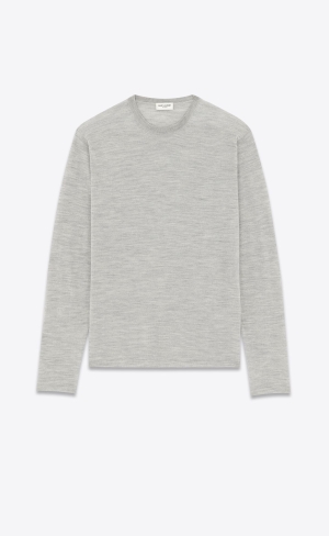 YSL Top In Ull Gris Chine | IKO517203